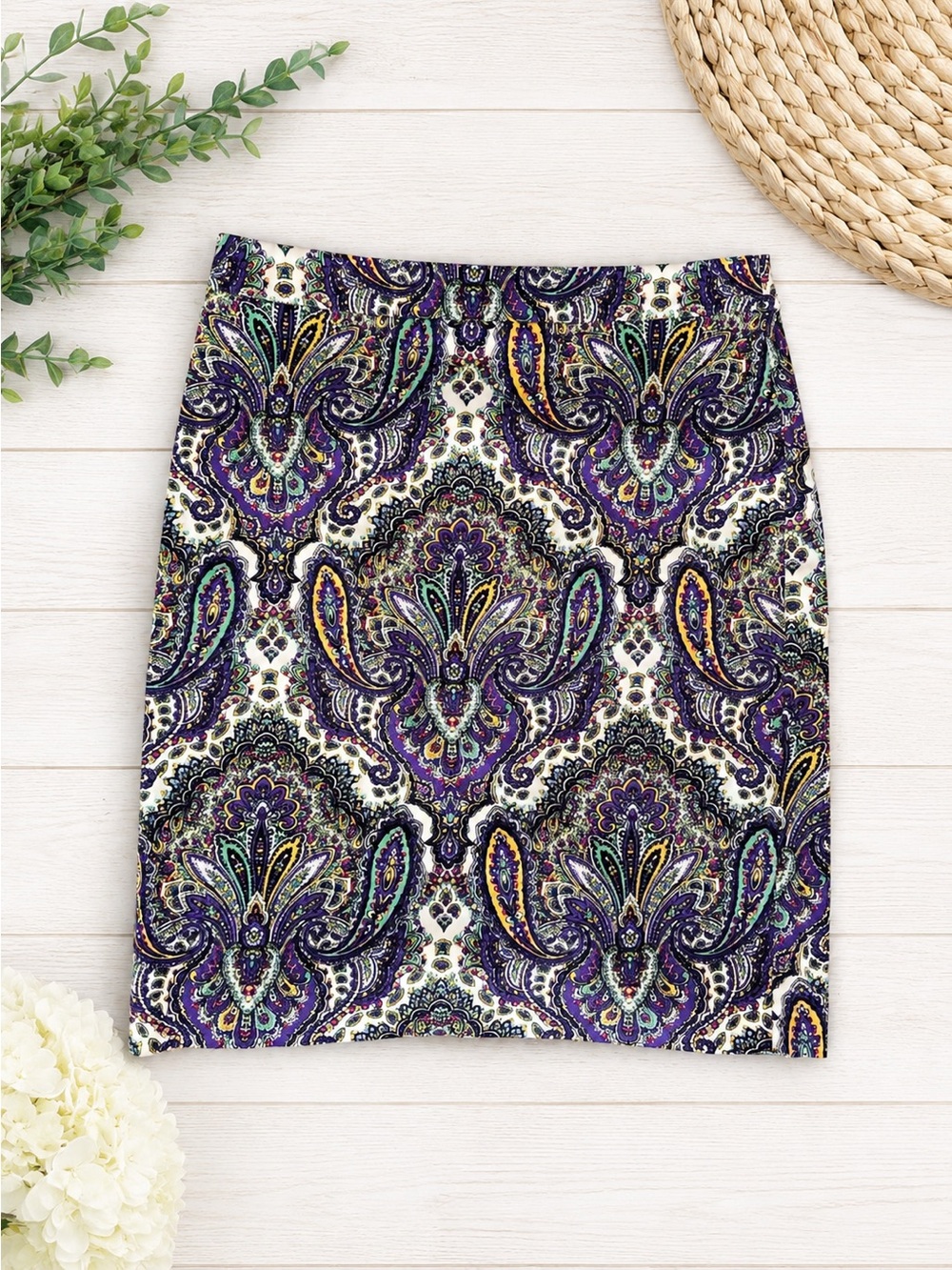 J.Crew Printed The Pencil Skirt – Size 2